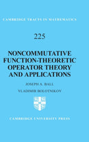 Noncommutative Function-Theoretic Operator Theory and Applications-9781316518991