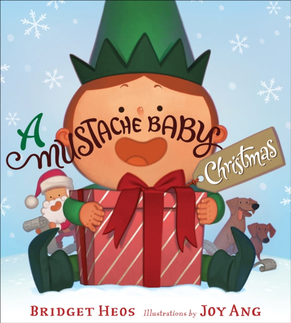 A Mustache Baby Christmas : A Christmas Holiday Book for Kids-9781328506535