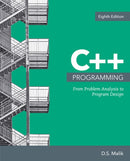 C++ Programming : From Problem Analysis to Program Design-9781337102087