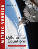 A First Course in Differential Equations with Modeling Applications, International Metric Edition-9781337556644