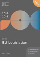 Core EU Legislation 2018-19-9781352003598