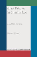 Great Debates in Criminal Law-9781352010237