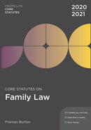 Core Statutes on Family Law 2020-21-9781352010510
