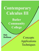 Contemporary Calculus 3rd Semester-9781365240935
