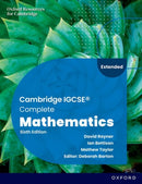 Cambridge IGCSE Complete Mathematics Extended: Student Book Sixth Edition-9781382042529