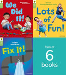 Oxford Reading Tree Green Sparks: level 2 LEVEL 2 PACK of 6-9781382056960