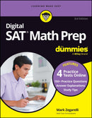 Digital SAT Math Prep For Dummies : Book + 4 Practice Tests Online, Updated for the NEW Digital Format-9781394207381