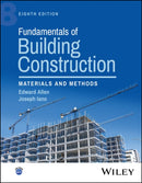 Fundamentals of Building Construction – Materials and Methods, Eighth Edition