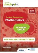 Cambridge Checkpoint Lower Secondary Mathematics Revision Guide for the Secondary 1 Test 2nd edition-9781398342866