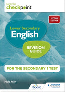 Cambridge Checkpoint Lower Secondary English Revision Guide for the Secondary 1 Test 2nd edition-9781398342873
