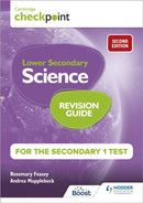 Cambridge Checkpoint Lower Secondary Science Revision Guide for the Secondary 1 Test 2nd edition-9781398364219