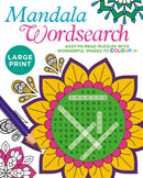 Large Print Mandala Wordsearch : Easy-to-Read Puzzles with Wonderful Images to Colour In-9781398826434