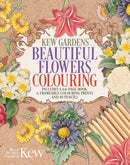 The Kew Gardens Beautiful Flowers Colouring Kit : Includes a 64-Page Book, 6 Frameable Colouring Prints and 10 Pencils-9781398848092