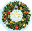 Christmas Wreaths Colouring Book