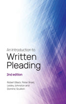 An Introduction to Written Pleading : 2nd edition-9781399513890