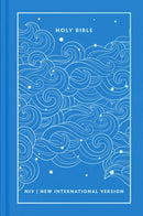 NIV Pocket Clothbound Classic Bible : Blue Waves-9781399816595