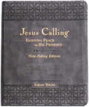 Jesus Calling Note-Taking Edition, Leathersoft, Black, with Full Scriptures