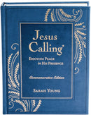 Jesus Calling -NEW- Commemorative Edition : Enjoying Peace in His Presence (A 365-Day Devotional, Includes 12 NEW Bonus Devotions and 12 Letters from the Author)-9781400250813