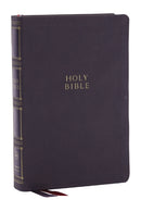 KJV Holy Bible: Compact Bible with 43,000 Center-Column Cross References, Gray Leathersoft, Red Letter, Comfort Print (Thumb Indexing): King James Version