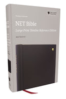 NET Bible, Large Print Thinline with Cross References, Hardcover, Comfort Print-9781400334865