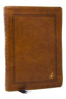 The Jonathan Edwards Study Bible: Experience Abiding Joy in Christ (NKJV, Brown Leathersoft, Red Letter, Comfort Print)