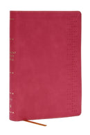 Student Study Bible: A Guide to Knowing and Living God’s Word (NKJV, Pink Leathersoft, Red Letter, Comfort Print)