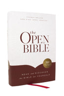 The Open Bible: Read and Discover the Bible for Yourself (NKJV, Hardcover, Red Letter, Comfort Print)-9781400343980