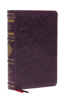 NKJV Large Print Reference Bible, Purple Leathersoft, Red Letter, Comfort Print (Sovereign Collection) : Holy Bible, New King James Version-9781400344352