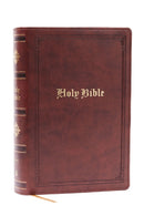 KJV Holy Bible: Personal Size Giant Print, Brown Leathersoft, Red Letter, Comfort Print: King James Version-9781400345496