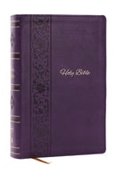 NKJV Bible: Personal Size Giant Print, Purple Leathersoft, Holy Bible, Red Letter, Comfort Print: New King James Version-9781400346332