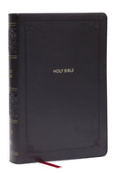KJV Giant Print End-of-Verse Reference Bible, Black Leathersoft, Red Letter, Comfort Print