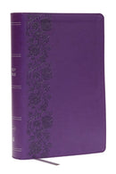 KJV Giant Print End-of-Verse Reference Bible, Purple Leathersoft, Red Letter, Comfort Print-9781400349470