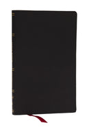 KJV, Personal Size New Testament, Black Genuine Leather, Red Letter, Comfort Print-9781400350070