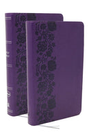 NKJV Personal Size End-of-verse Reference Bible with Journal SET, Purple Leathersoft, Comfort Print-9781400350476