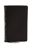 KJV, Personal Size Reference Bible, Sovereign Collection, Black Premium Goatskin Leather, Premier Collection, Comfort Print-9781400350865