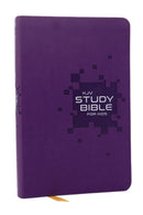KJV Study Bible for Kids, Purple Leathersoft