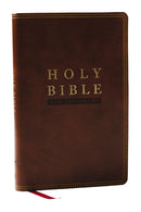 NKJV Super Giant Print New Testament, Brown Leathersoft, Red Letter, Comfort Print