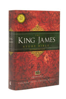 KJV Study Bible, Large Print, Hardcover, Red Letter : Second Edition-9781401679484