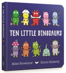 Ten Little Dinosaurs Board Book-9781408346464