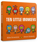 Ten Little Monkeys Board Book-9781408363171