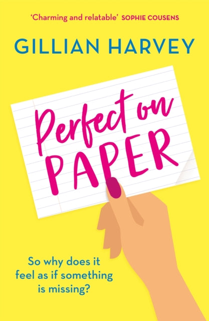 Perfect on Paper : The heartwarming and relatable read to escape with this year!-9781409191896