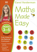 Maths Made Easy: Numbers, Ages 3-5 (Preschool) : Supports the National Curriculum, Maths Exercise Book-9781409344872