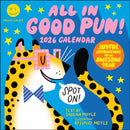 Hello!Lucky All in Good Pun 2026 Wall Calendar-9781419774201
