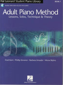 Hal Leonard Adult Piano Method Book 1 : Uk Edition - Lessons, Solos, Technique and Theory-9781423417606