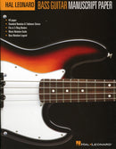 Hal Leonard Bass Guitar Manuscript Paper-9781423492276