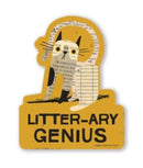 Literr-ary Genius Sticker-9781423668312
