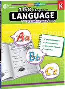 180 DaysT: Language for Kindergarten : Practice, Assess, Diagnose-9781425811723