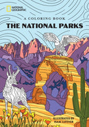 The National Parks : A Coloring Book-9781426224300