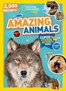 National Geographic Kids Amazing Animals Super Sticker Activity Book-Special Sales Edition : 2,000 Stickers!-9781426321078