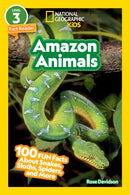 Amazon Animals (National Geographic Kids Readers, Level 3) : 100 FUN Facts About Snakes, Sloths, Spiders, and More-9781426372711